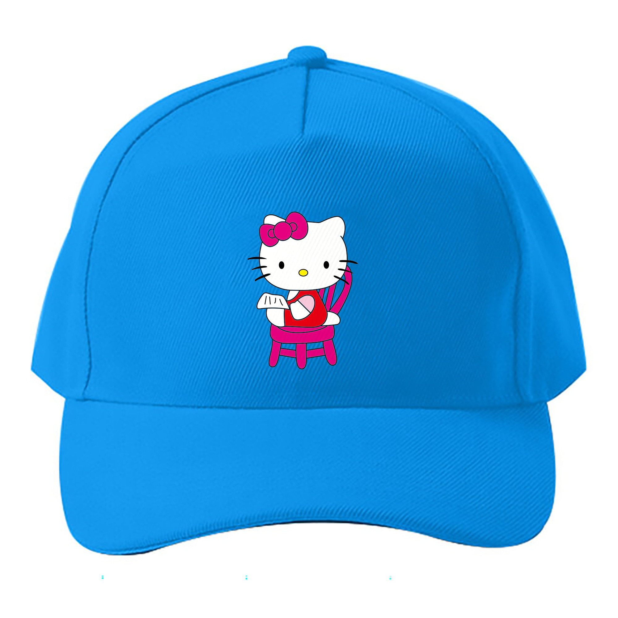 （画像用） Hello Kitty ハローキティ ベースボールキャップ 綿100％ 男女兼用 帽子 スポーツ